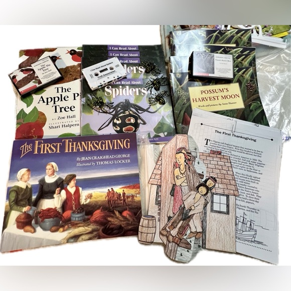 Teacher Collection Learning Center Fall Pack Units 4 sets Books Tapes Activities - Picture 3 of 9